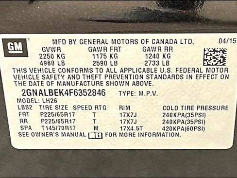 Used 2015 Chevrolet Equinox LT w/ Driver Convenience Package image 19