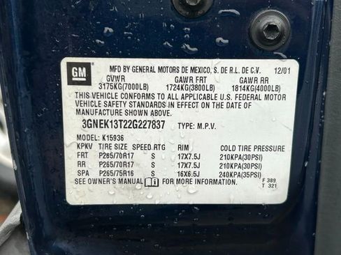 Used 2002 Chevrolet Avalanche 4x4 w/ Off-Road Suspension Pkg image 14