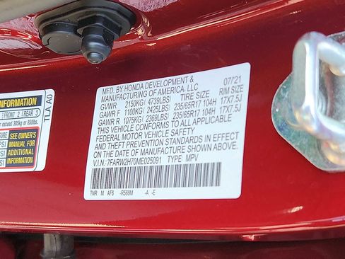 Certified 2021 Honda CR-V Special Edition image 26