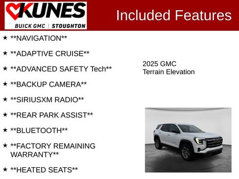 Used 2025 GMC Terrain Elevation AWD/4WD image 2