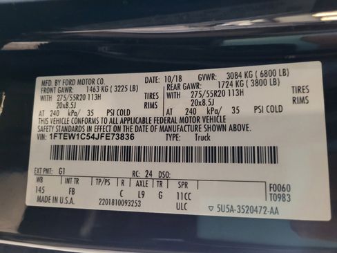 Used 2018 Ford F150 XLT w/ Equipment Group 302A Luxury RWD image 33