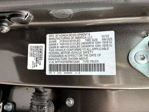 Used 2023 Honda Ridgeline RTL image 22