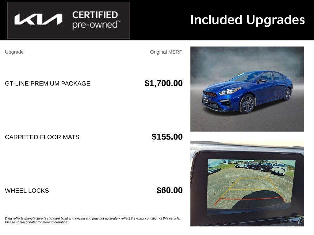 Certified 2021 Kia Forte GT-Line w/ GT-Line Premium Package FWD image 36