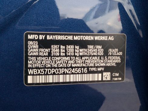 Certified 2023 BMW X3 xDrive30i w/ M Sport Package image 38