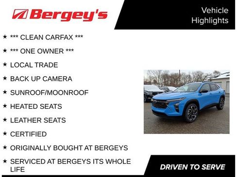 Certified 2024 Chevrolet Trax RS w/ Sunroof Package image 4