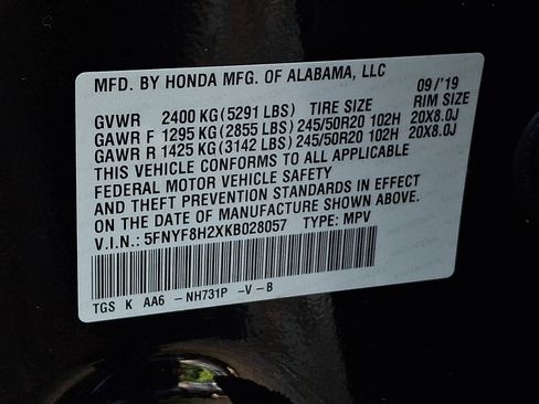 Used 2019 Honda Passport Sport image 26