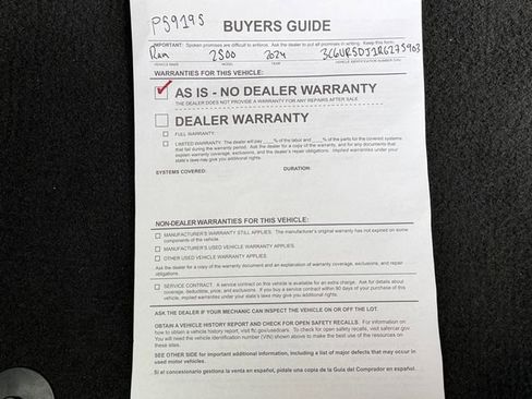 Used 2024 RAM 2500 Big Horn image 40