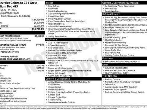 New 2026 Chevrolet Colorado Z71 w/ Technology Package image 33