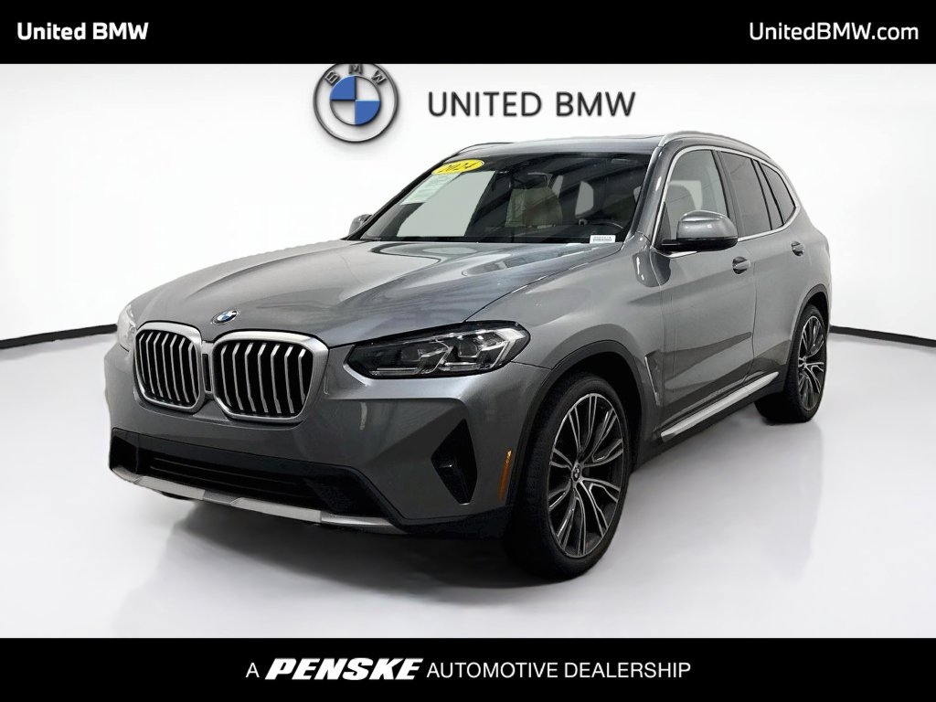 Certified 2024 BMW X3 sDrive30i w/ Premium Package w/ZPA RWD image 1