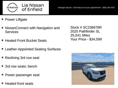 Used 2025 Nissan Pathfinder SL AWD/4WD image 25
