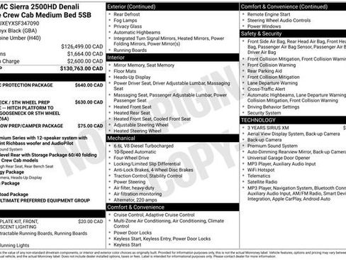 Used 2025 GMC Sierra 2500 Denali Ultimate w/ LPO, GMC Protection Package AWD/4WD image 1