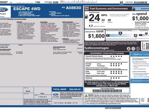 Used 2019 Ford Escape SE image 29