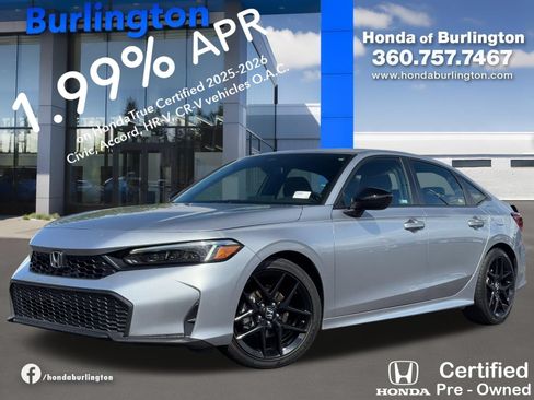 Certified 2025 Honda Civic Sport image 1