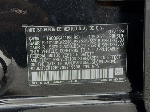 Certified 2025 Honda HR-V Sport image 28