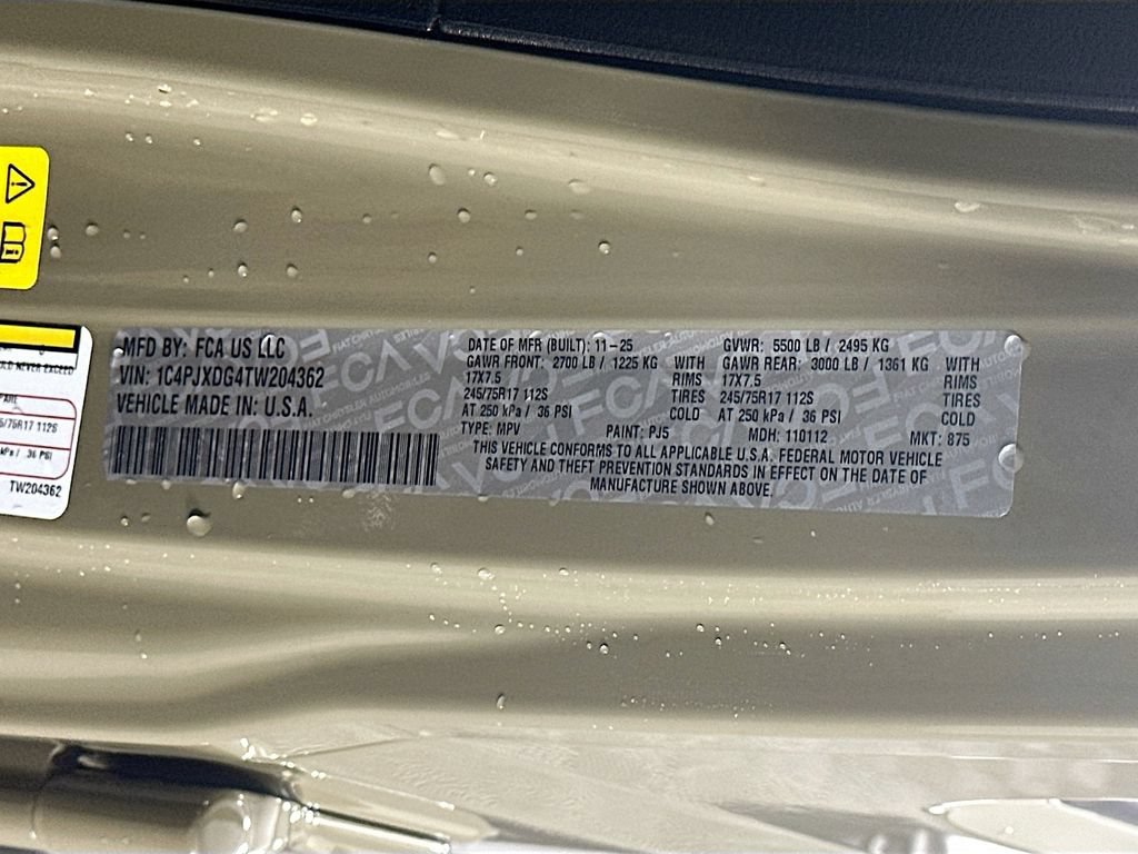 New 2026 Jeep Wrangler Unlimited Sport AWD/4WD image 17