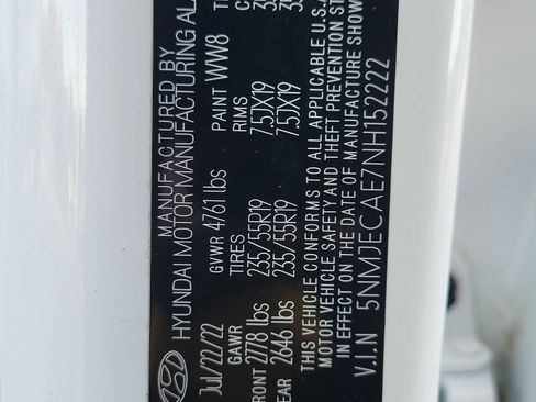 Certified 2022 Hyundai Tucson Limited w/ Cargo Package image 35