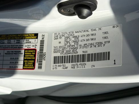 Used 2024 Toyota Tundra SR5 AWD/4WD image 29