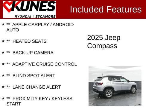 Used 2025 Jeep Compass Limited AWD/4WD image 2