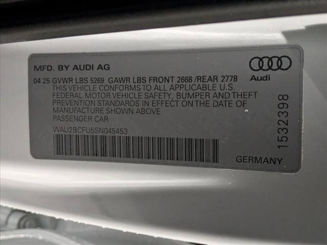 Used 2025 Audi A5 2.0T Premium Plus w/ Premium Plus AWD/4WD image 19