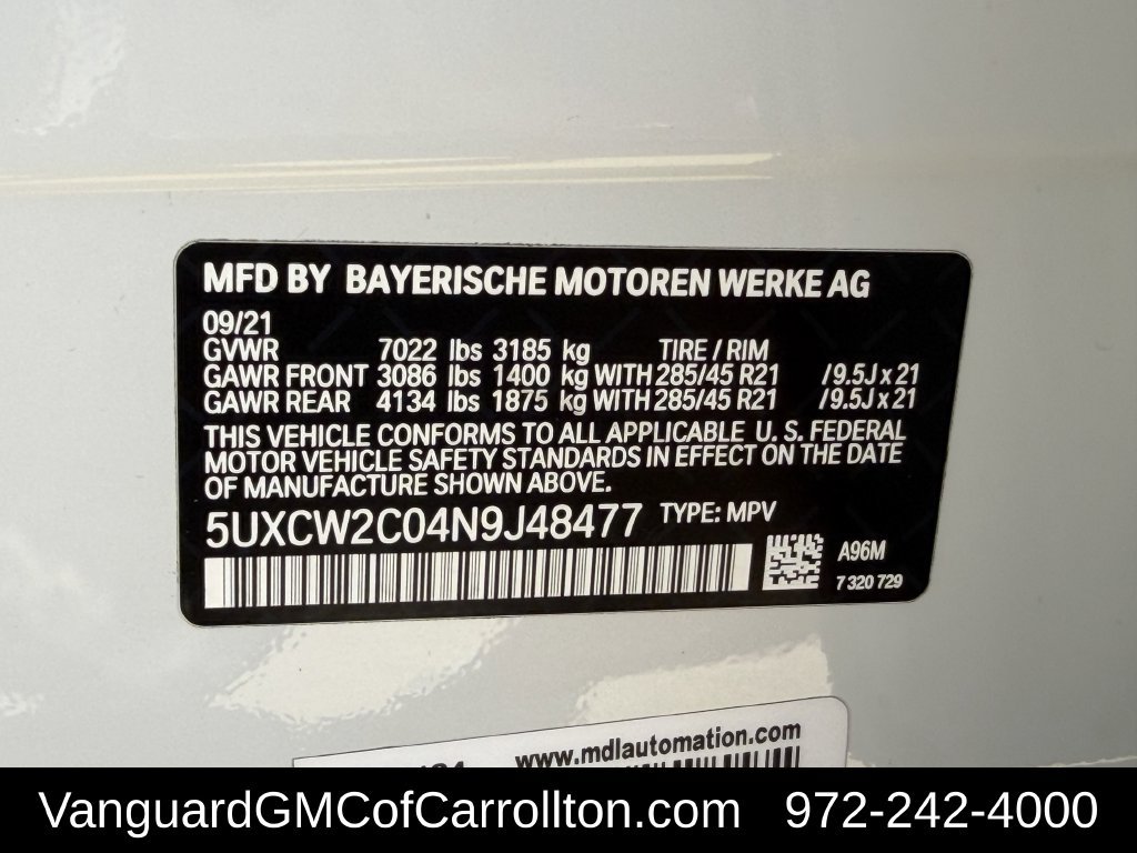 Used 2022 BMW X7 xDrive40i w/ Premium Package AWD/4WD image 36