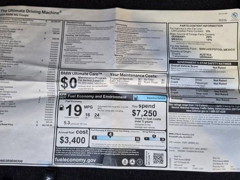 Used 2024 BMW M2 w/ Lighting Package image 96