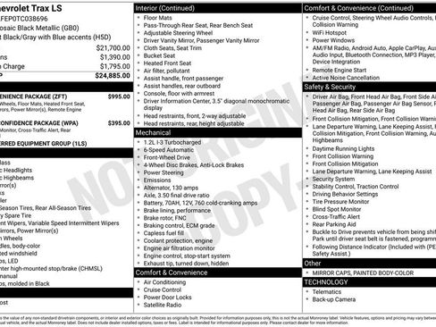 New 2026 Chevrolet Trax LS w/ LS Convenience Package image 26