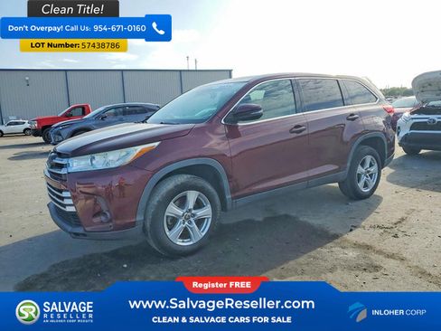 Used 2019 Toyota Highlander LE FWD image 1