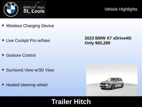 Used 2023 BMW X7 xDrive40i w/ Premium Package image 95
