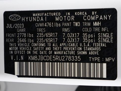 Certified 2024 Hyundai Tucson SEL AWD/4WD image 48