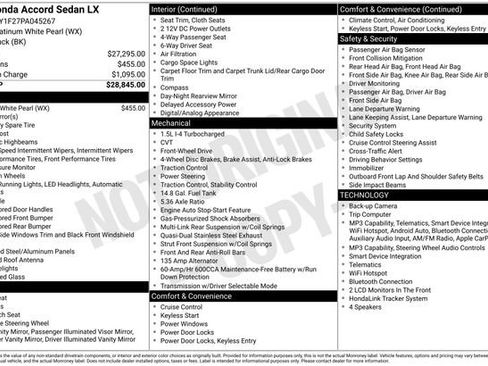 Used 2023 Honda Accord LX image 2