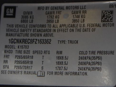 Used 2015 Chevrolet Silverado 1500 LT w/ LT Convenience Package AWD/4WD image 48