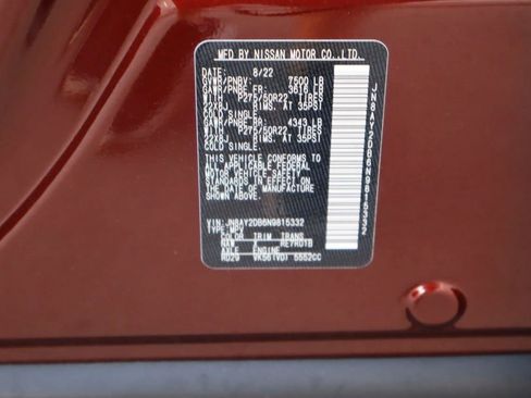 Used 2022 Nissan Armada Platinum w/ Captain's Chairs Package AWD/4WD image 34
