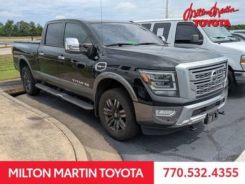 Used 2021 Nissan Titan Platinum Reserve w/ Moonroof Package AWD/4WD image 1