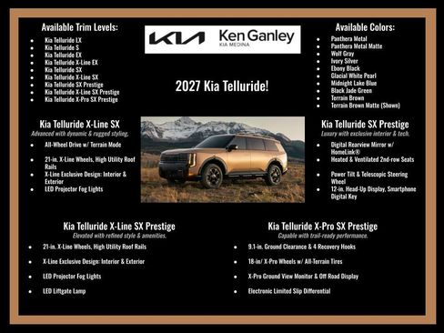 New 2027 Kia Telluride X-Line SX Prestige AWD/4WD image 29