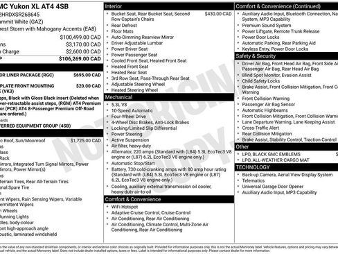 Certified 2025 GMC Yukon XL AT4 w/ LPO, Floor Liner Package AWD/4WD image 39
