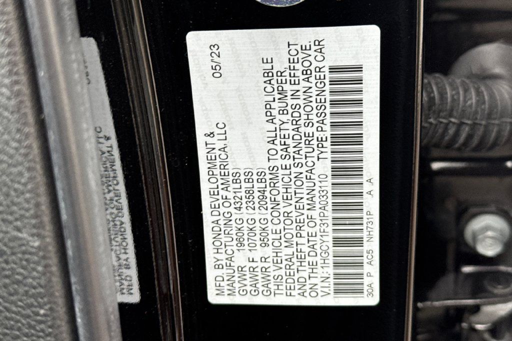 Certified 2023 Honda Accord EX image 34