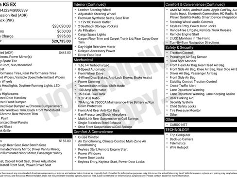 Used 2021 Kia K5 EX image 7