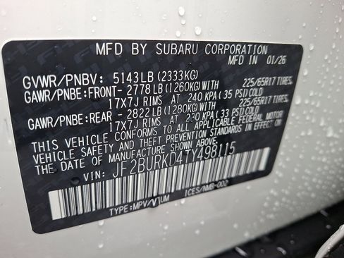 New 2026 Subaru Outback Wilderness AWD/4WD image 19