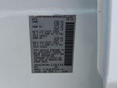 Used 2024 Nissan Murano SV w/ SV Midnight Edition Package image 33