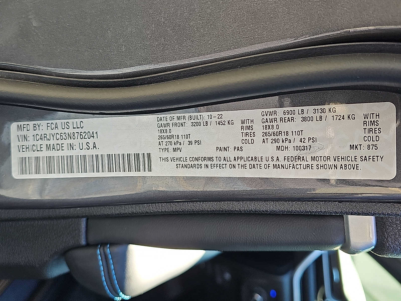 Used 2022 Jeep Grand Cherokee Trailhawk AWD/4WD image 29