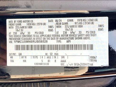 Used 2024 Ford Escape ST-Line w/ Tech Pack #1 image 36