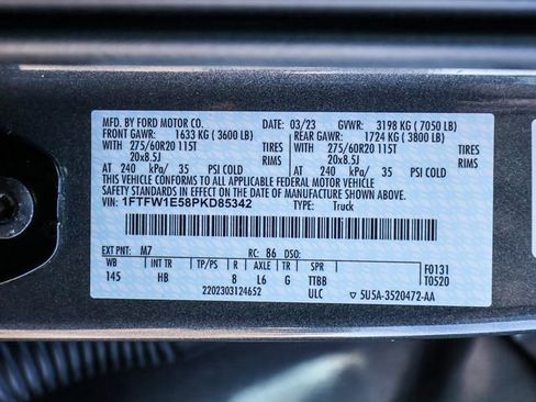 Used 2023 Ford F150 Lariat w/ Equipment Group 502A High image 45