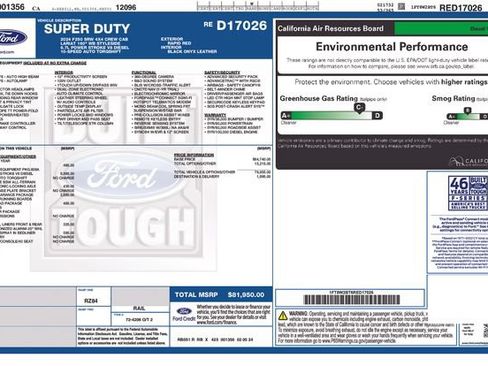 Used 2024 Ford F250 Lariat w/ Sport Appearance Package AWD/4WD image 12