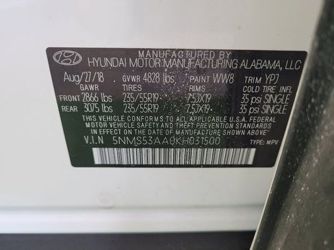 Used 2019 Hyundai Santa Fe Limited FWD image 33