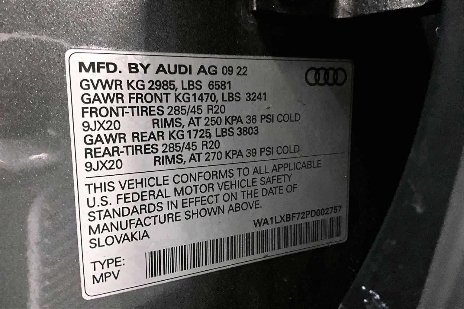 Used 2023 Audi Q7 3.0T Premium Plus w/ Premium Plus Package AWD/4WD image 36