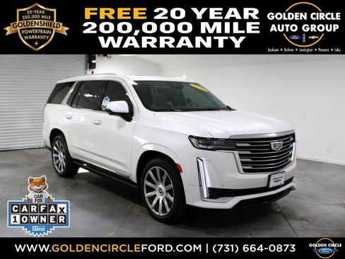 Used 2021 Cadillac Escalade Premium Luxury Platinum w/ Heavy-Duty Trailer Package image 1
