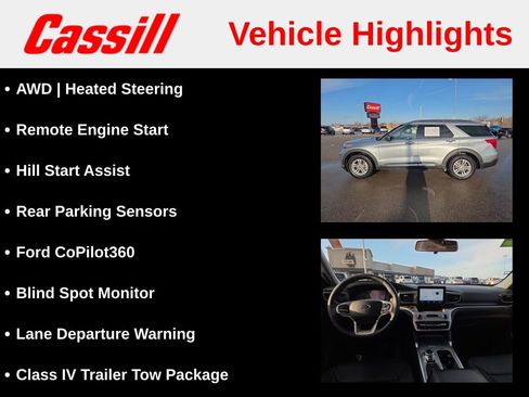 Used 2022 Ford Explorer XLT w/ Equipment Group 202A image 7