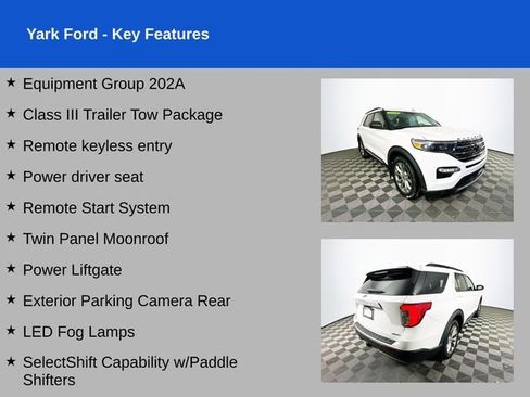 Certified 2021 Ford Explorer XLT w/ Equipment Group 202A image 2