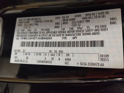 Used 2018 Ford Escape SEL w/ Ford Safe & Smart Package image 33