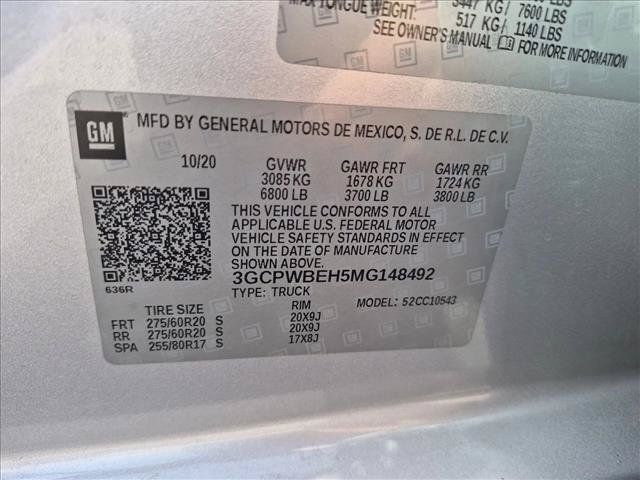 Used 2021 Chevrolet Silverado 1500 Custom RWD image 15